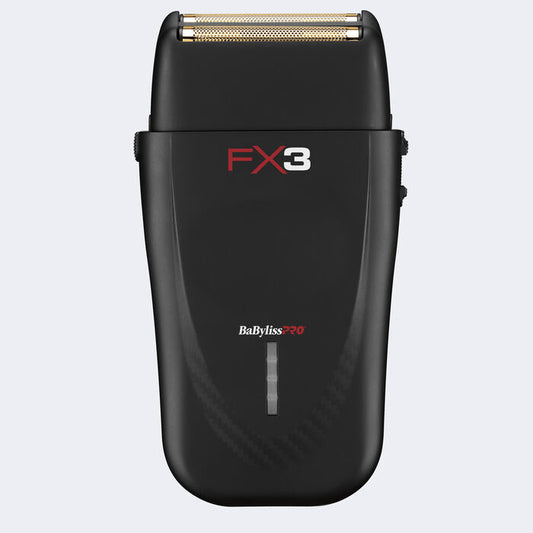 BaBylissPRO FX3 Professional High Speed Foil Black Shaver FXX3SB