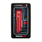 BaBylissPRO FXONE LO-PROFX Matte Red w/ Interchangeable Battery Clipper & Trimmer Combo FX829MR+FX729MR