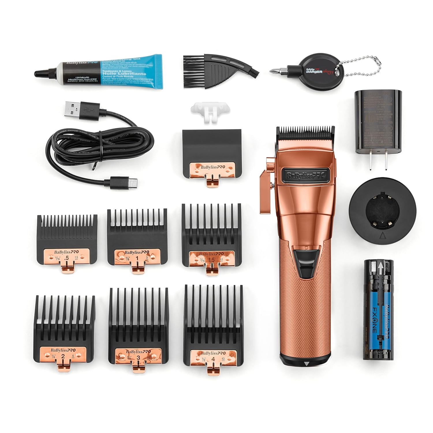 BaBylissPRO FXOne Cordless Clipper Rose Gold FX899RG
