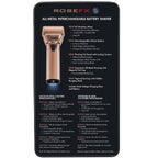 BaBylissPRO FXOne Cordless Double Foil Shaver Rose Gold FX79FSRG