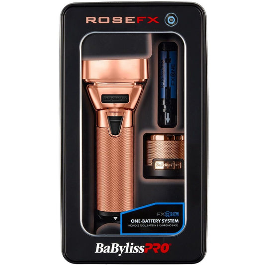 BaBylissPRO FXOne Cordless Double Foil Shaver Rose Gold FX79FSRG