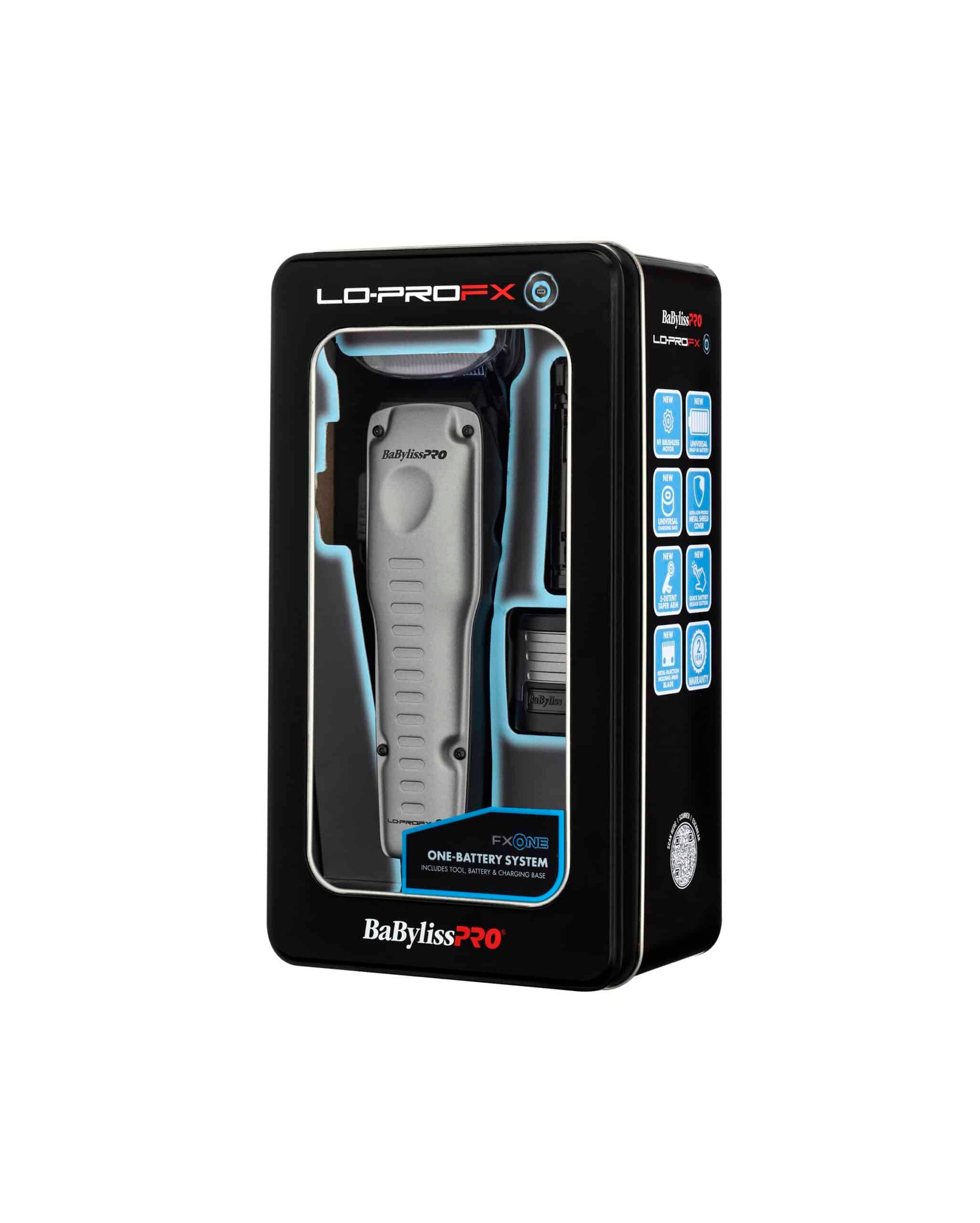 BaBylissPRO FXOne Lo-ProFX Cordless Clipper Gray FX829