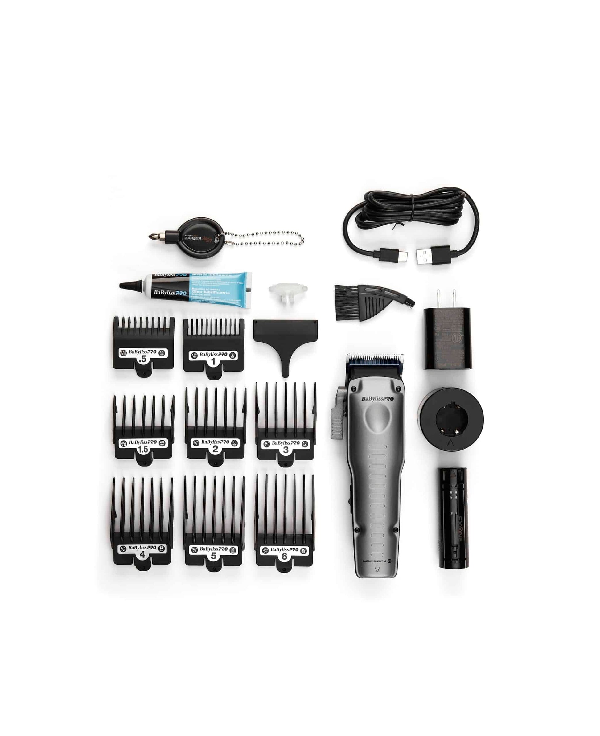 BaBylissPRO FXOne Lo-ProFX Cordless Clipper Gray FX829