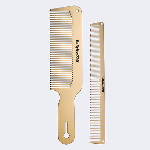 BaBylissPRO GOLDFX Metal Comb set BCOMBSET2G