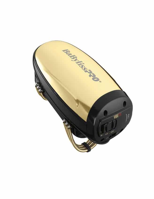 BaBylissPRO Gold Massager VIBEFX 2-Speed Cord/Cordless FXSSMG