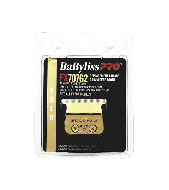 BaBylissPRO Gold Titanium Deep Tooth Trimmer Blade FX707G2