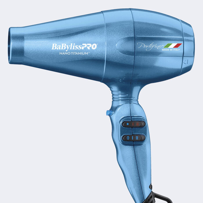 BaBylissPRO Hair Dryer Nano Titanium Portofino Blue BNTB6610N