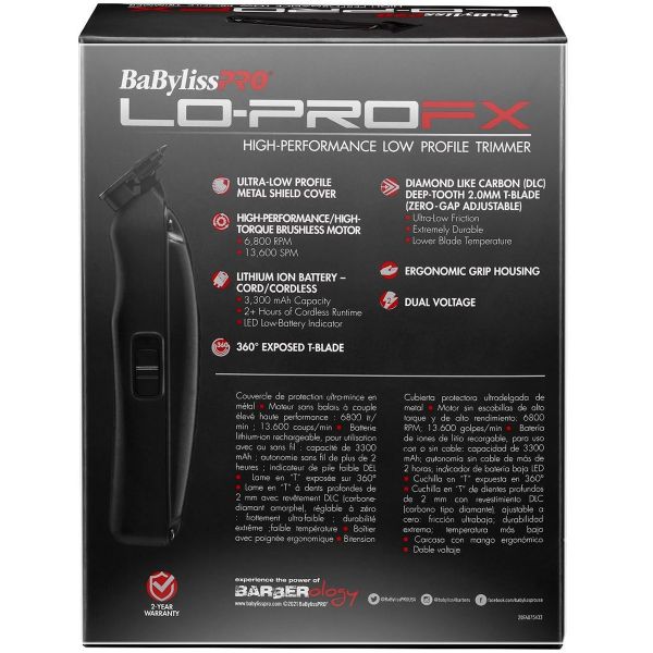 BaBylissPRO LOPROFX Trimmer FX726