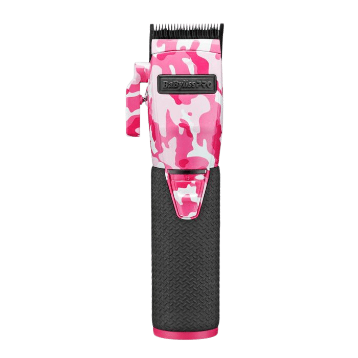 BaBylissPRO LimitedFX Pink Camo Clipper and Trimmer Combo FXHOLPKCAMPK