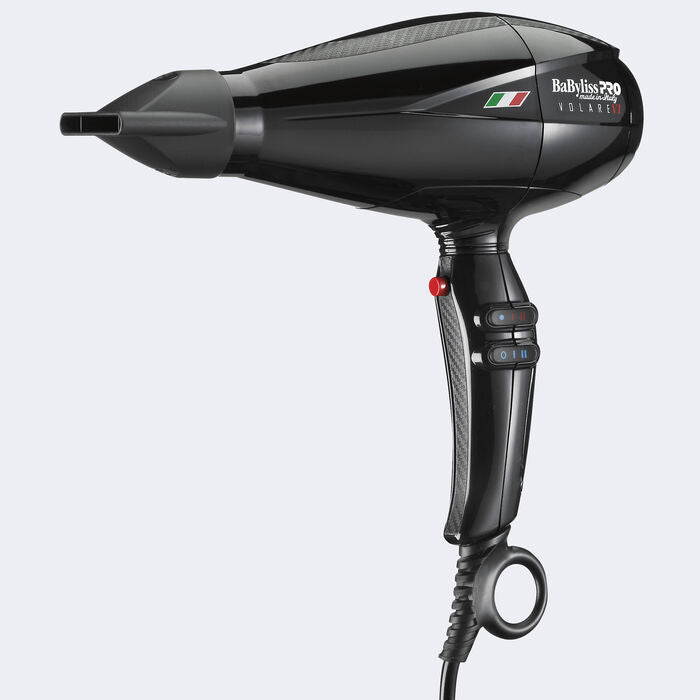 BaBylissPRO Nano Titanium Italian Performance Black Volare Hair Dryer BVOL1