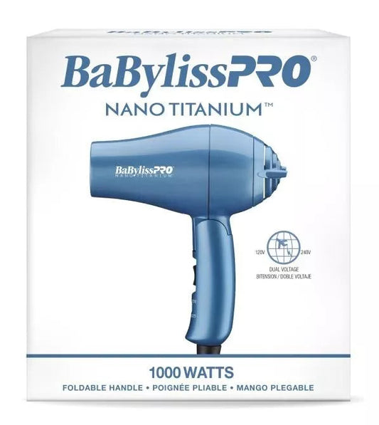 BaBylissPRO Nano Titanium Travel Dryer BNT053TUC