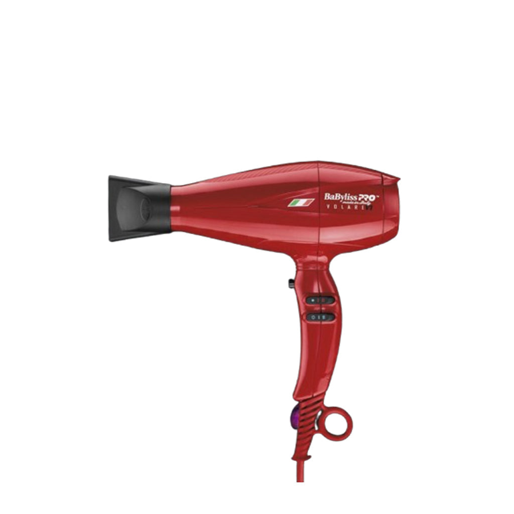BaBylissPRO Nano Titanium Volare V1 Full-Size Dryer Ferrari-Designed Engine Red BVROL1