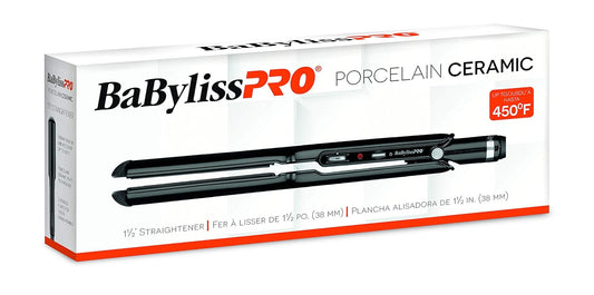 BaBylissPRO Porcelain Ceramic 1" Straightening Iron BP9559UC