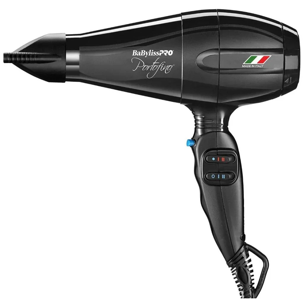 BaBylissPRO Portofino Nano Titanium Black Full-Size Blow Dryer BPOR1