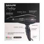 BaBylissPRO Portofino Nano Titanium Black Full-Size Blow Dryer BPOR1
