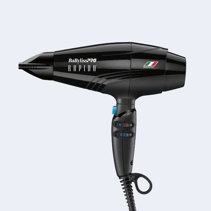 BaBylissPRO RAPIDO Blow Dryer 2000 Watts Black BRAP1