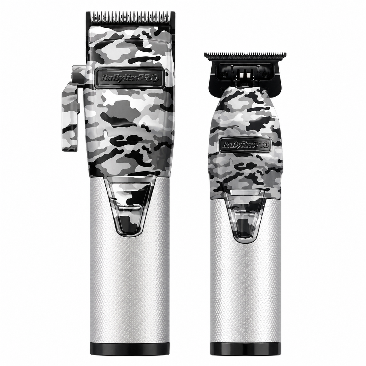 BaBylissPRO 8pc Guard Set + LIMITEDFX Camo Metal Lithium Clipper FXHOLPK2CAM + FXCS880