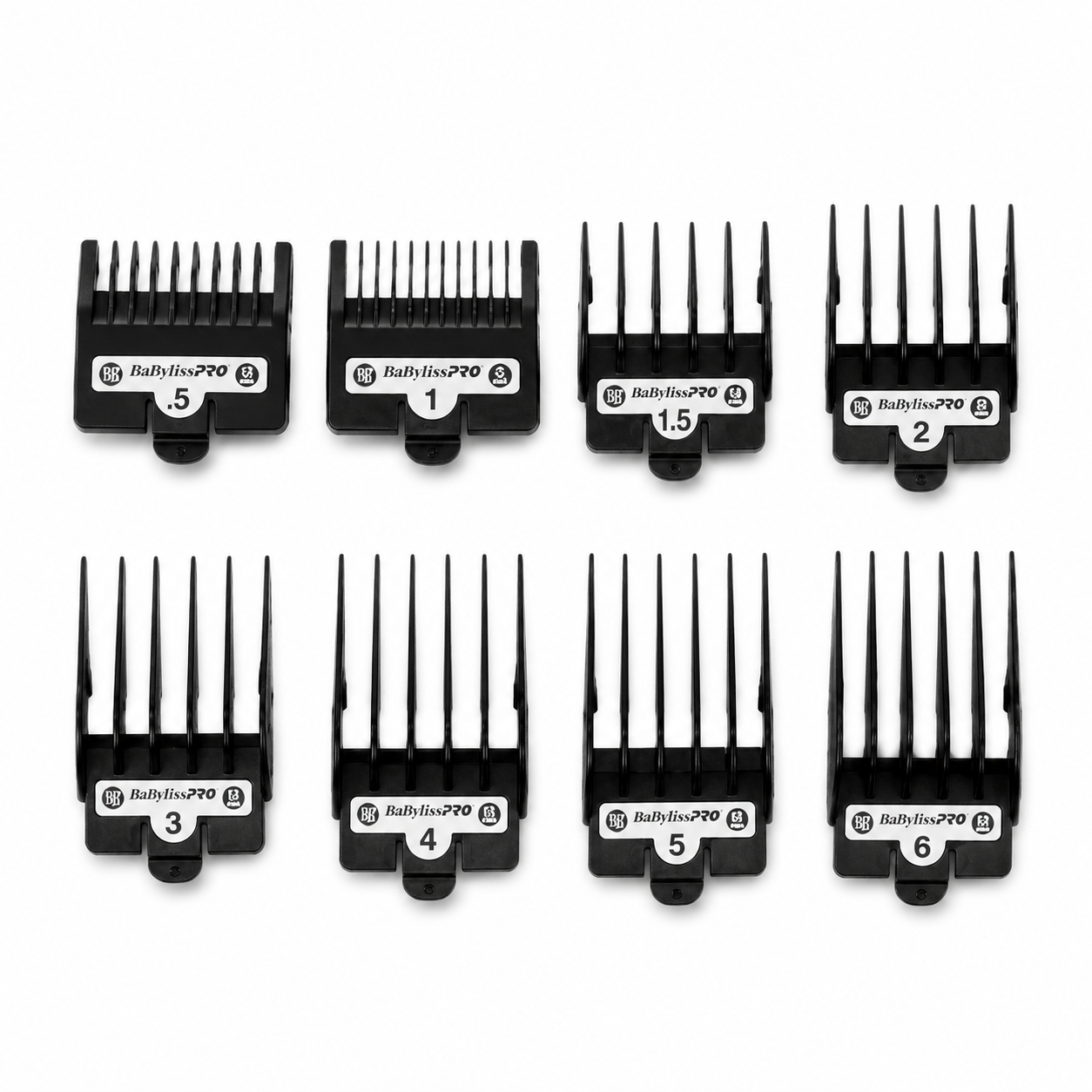 BaBylissPRO 8pc Guard Set Premium Professional Clipper FXCS880