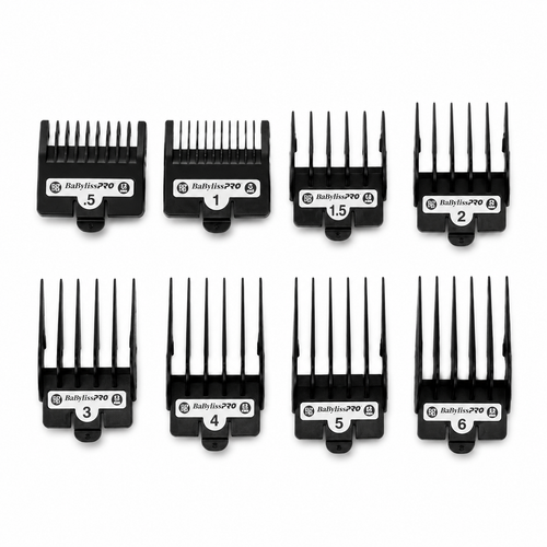 BaBylissPRO 8pc Guard Set Premium Professional Clipper FXCS880