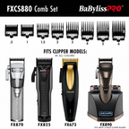 BaBylissPRO 8pc Guard Set Premium Professional Clipper FXCS880