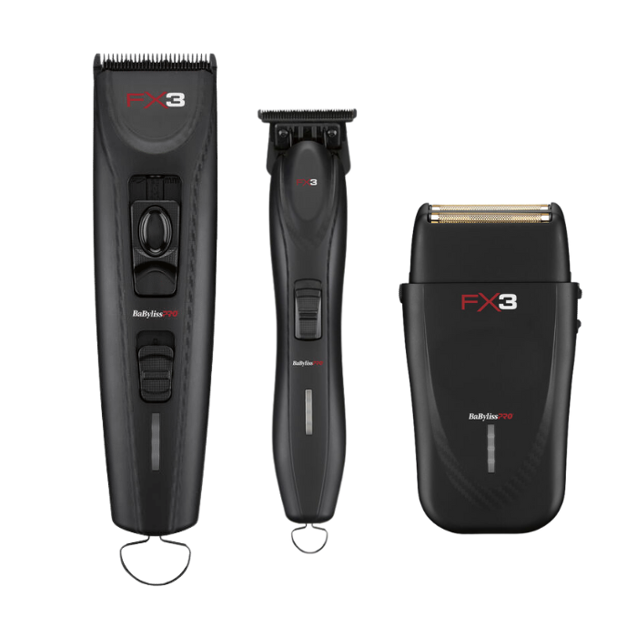 BaBylissPRO BlackFX FX3 Series – Clipper, Trimmer & Shaver 