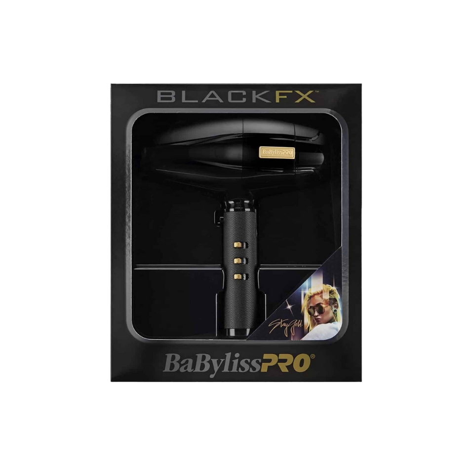 BaBylissPRO BlackFX Hair Dryer Influencer Edition FXBDB1 – High-Performance, Lightweight Blow Dryer for Fast Drying