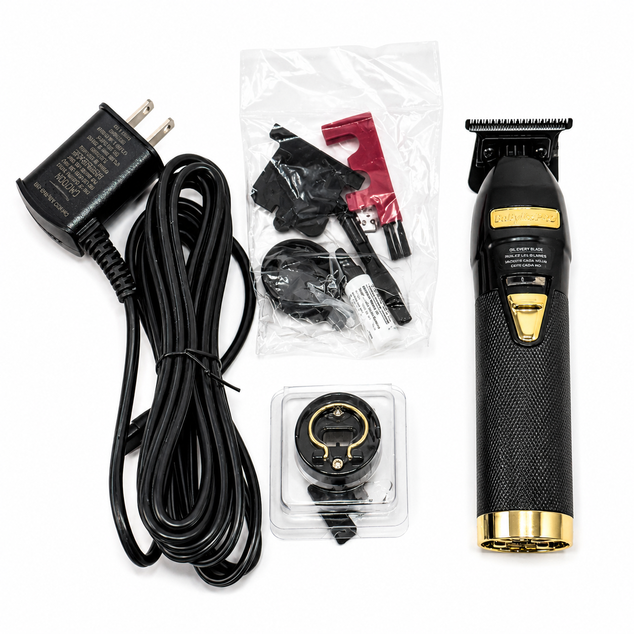 BaBylissPRO BlackFX Skeleton Trimmer Professional Cord/Cordless Precision Trimmer FX787BN