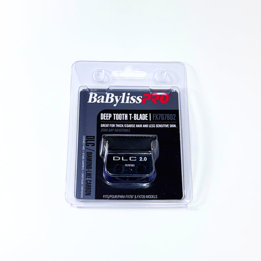 BaBylissPRO Black Deep Tooth Replacement T-Blade FX707BD2 front