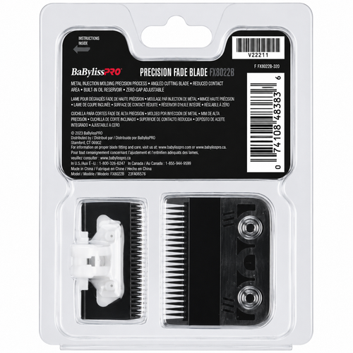BaBylissPRO Black Titanium MIM Precision Fade Blade FX8022B