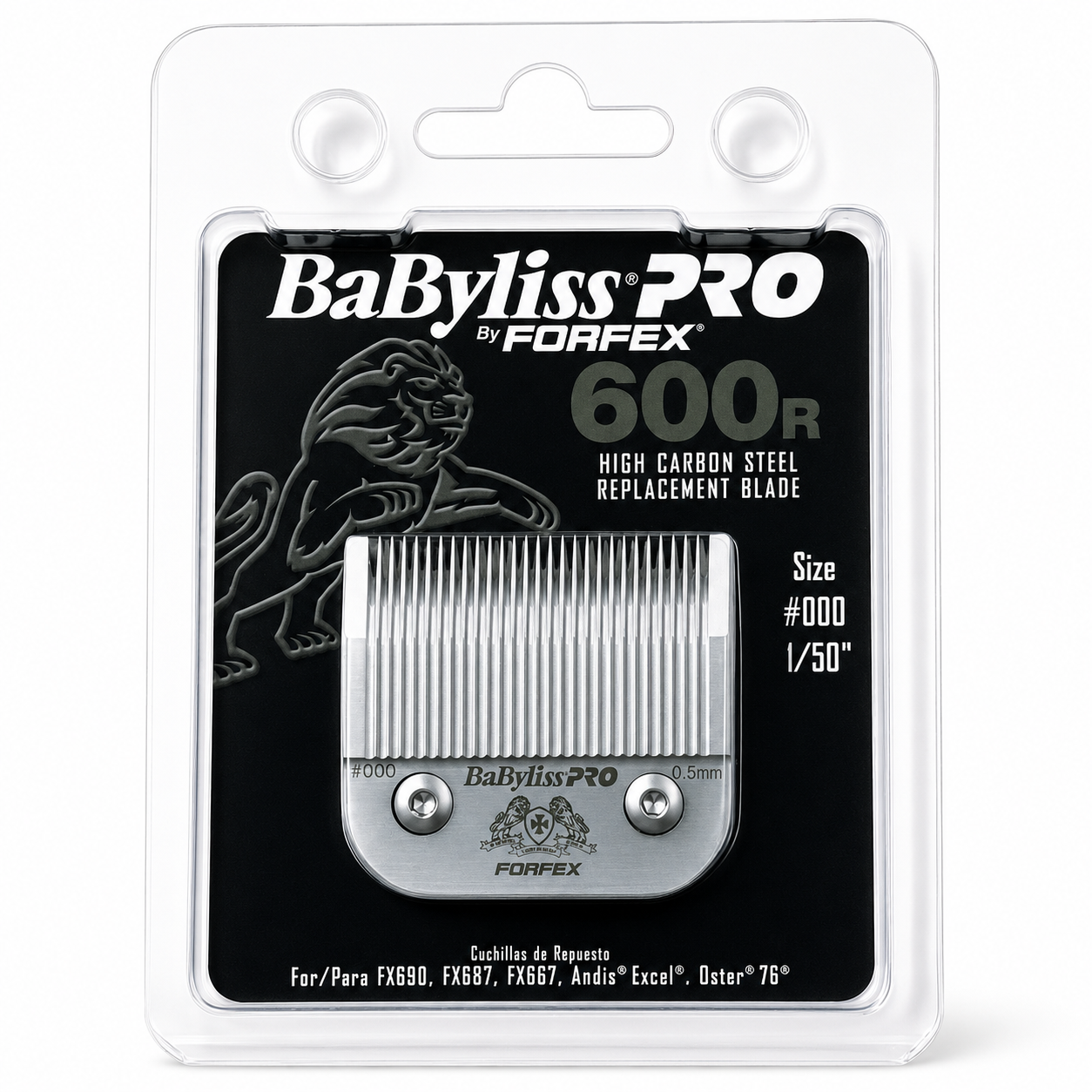 BaBylissPRO By Forfex 600R High Carbon Steel Replacement Blade FX600R