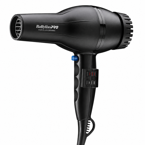 BaBylissPRO Ceramic 1" Straightening Iron + 2000W Porcelain Ceramic Dryer BP2800N+BP9559UC