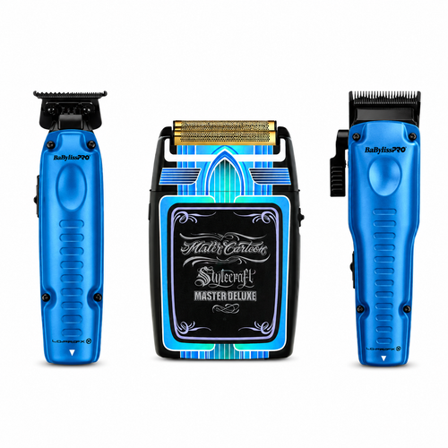 BaBylissPRO Clipper, Trimmer & Rebel Shaver Combo SC809M+FX729BL+FX829BL
