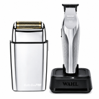 BaBylissPRO Double Foil Shaver & Wahl Professional Hi-Viz Trimmer 3023699+FXFS2