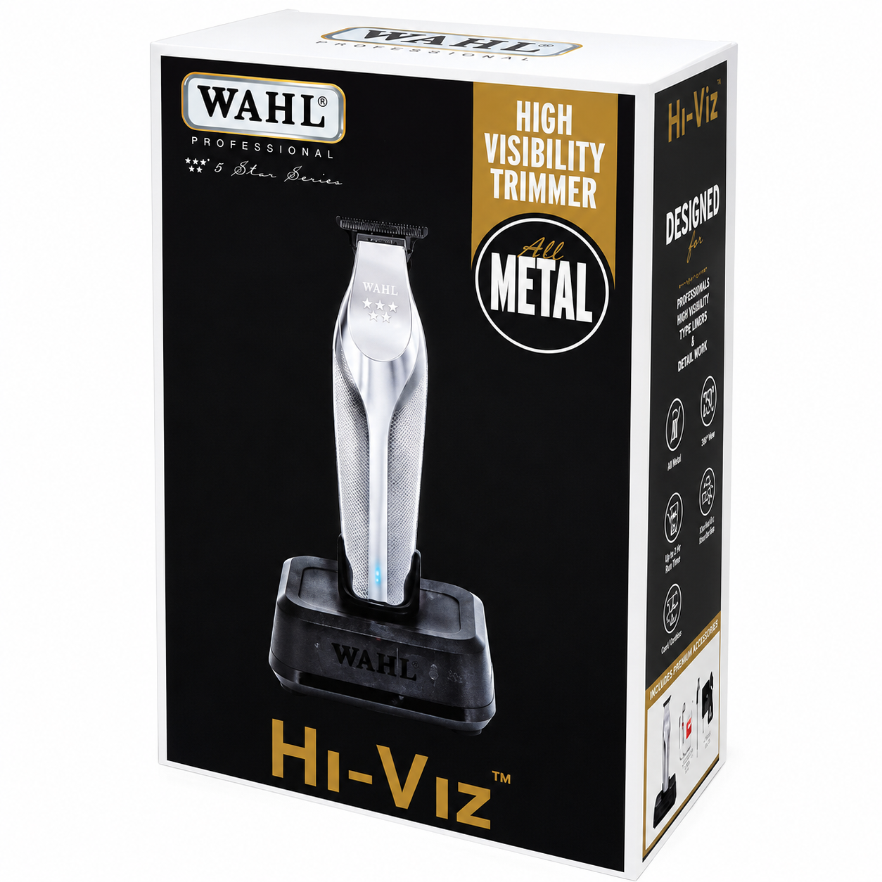 BaBylissPRO Double Foil Shaver & Wahl Professional Hi-Viz Trimmer 3023699+FXFS2