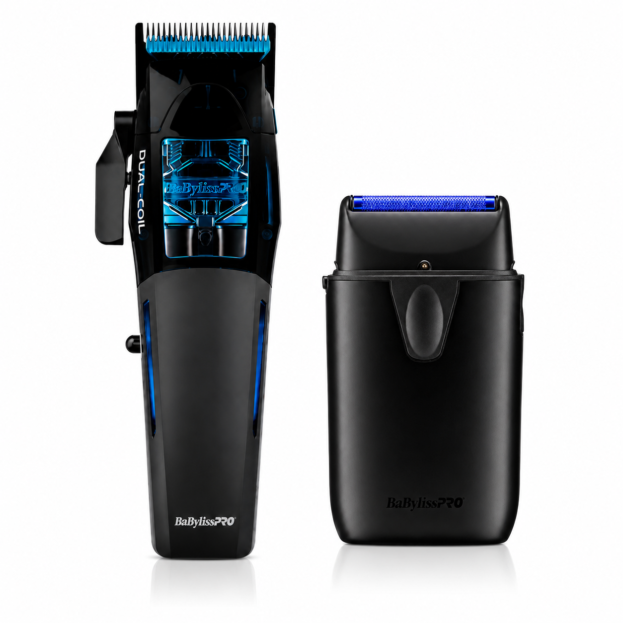 BaBylissPRO Dual-Coil Cordless Clipper & UVFOIL Single Foil Shaver Combo FX95C + FXLFS1MB