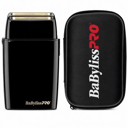 BaBylissPRO FOILFX02 Cordless Metal Double Foil Shaver Set FXFS2B + FXFS2BPCASE