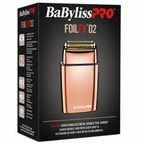 BaBylissPRO FOILFX02 Cordless Metal Double Foil Shaver Set FXFS2RG + FXFS2BPCASE