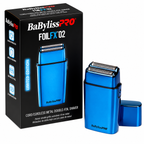 BaBylissPRO FOILFX02 (FXFS2BL) Cord/Cordless Metal Double-Foil Shaver Blue