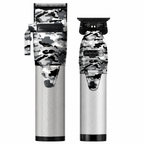 BaBylissPRO FOILFX02 Metal Double-Foil Shaver & LimitedFX Camo Metal Lithium Clipper & Trimmer Set FXHOLPK2CAM+FXFS2GY
