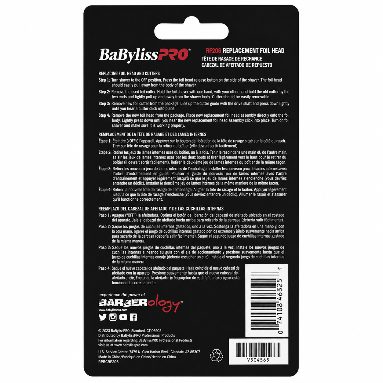 BaBylissPRO FOILFX02 Replacement Foil & Cutter FXRF2G
