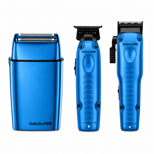 BaBylissPRO FOILFX02 Shaver & FXONE Lo-Pro Trimmer & FXONE Lo-Pro Clipper FX829BL + FX729BL + FXFS2BL