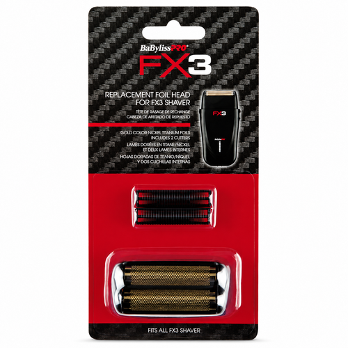 BaBylissPRO FX3 Black Shaver Replacement Foil & Cutter FXX3RFB