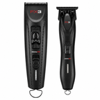 BaBylissPRO FX3 Matte Black High-Torque Clipper & Trimmer Combo FXX3CB + FXX3TB