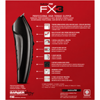 BaBylissPRO FX3 Matte Black Professional High-Torque Cordless Clipper FXX3CB