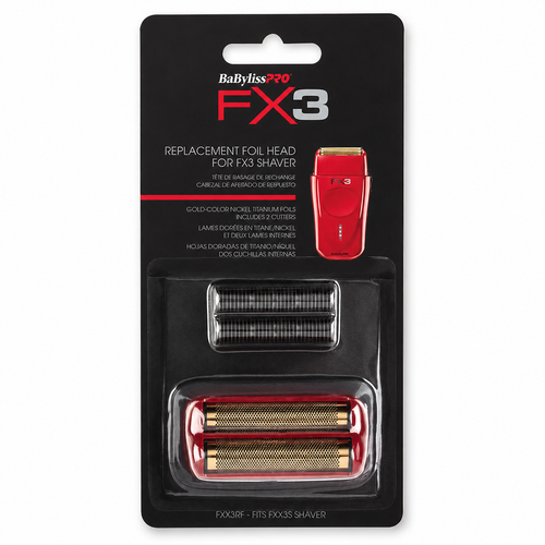 BaBylissPRO FX3 Red Shaver Replacement Foil & Cutter FXX3RF
