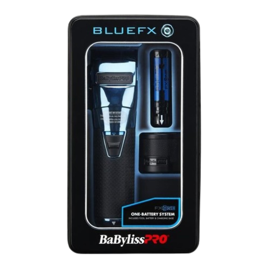 BaBylissPRO FXONE BLUE Interchangeable-Battery Clipper FX899BL – Professional Cordless Clipper with Powerful Performance