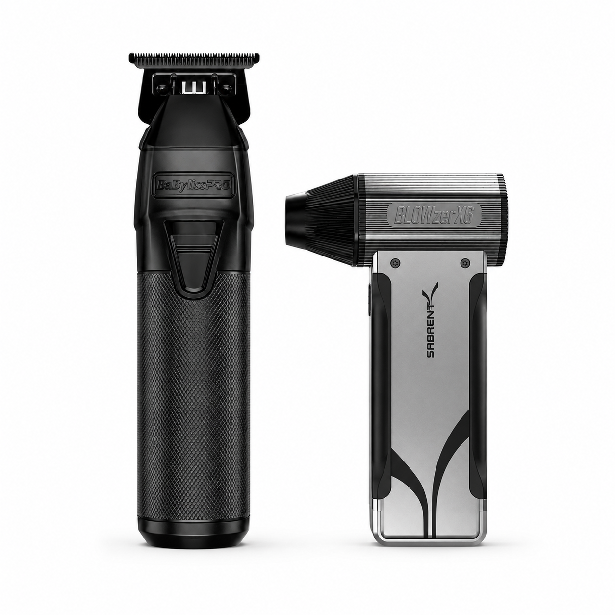 BaBylissPRO FXONE BlackFX Trimmer + Sabrent BLOWzer X6 Cordless Air Duster FX799MB + TF-BZX6