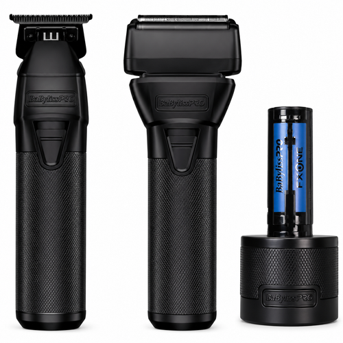 BaBylissPRO FXONE BlackFX Trimmer & Shaver Combo FX799MB + FX79FSMB