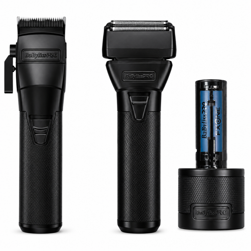 BaBylissPRO FXONE Black FX Clipper & Shaver Combo FX899MB + FX79FSMB