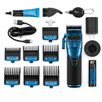 BaBylissPRO FXONE BlueFX Clipper, Trimmer & Shaver Bundle FX899BL + FX799BL + FX79FSBL
